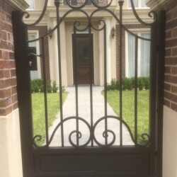 Steel Front Gate Footscray Melbourne Australia